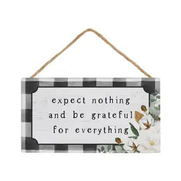Expect Nothing